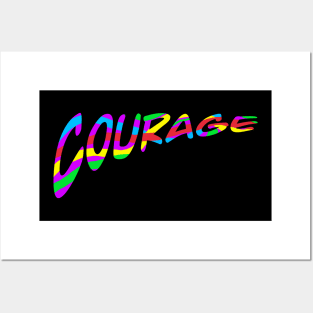 Courage Design Posters and Art